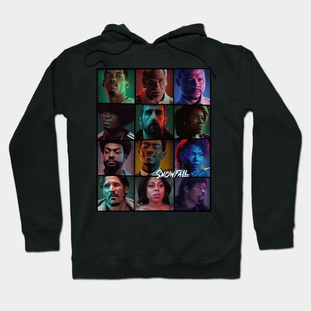 Snowfall Hoodie by Art Simpson